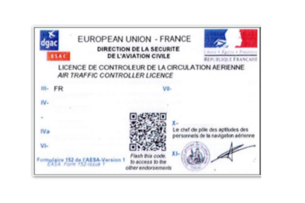 Licence de contrôle de la CA